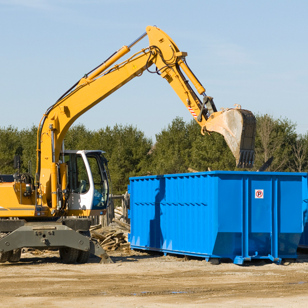 can i choose the location where the residential dumpster will be placed in Clarendon